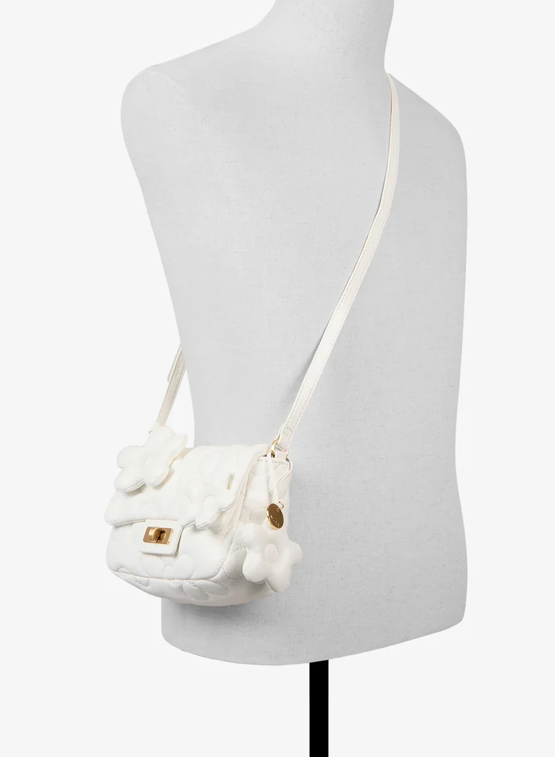 الدو Fflowerpuffy Flap Over Crossbody